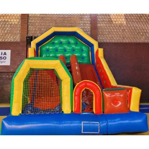 Tobogã 2 em 1 com piscina de bolinha da Top Kids Evento